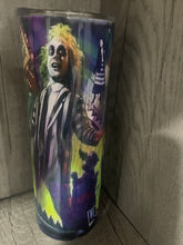 Load image into Gallery viewer, 20 oz Graphic Tumbler- Beetle Juice Creepy
