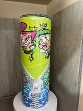 Load image into Gallery viewer, 20 oz Graphic Tumbler- Fairly Odd Patents Fairies

