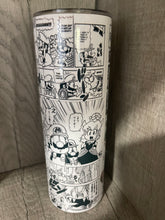 Load image into Gallery viewer, 20 oz Graphic Tumbler-  Mario Comic
