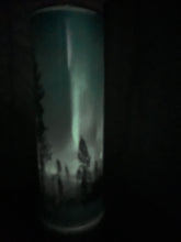 Load image into Gallery viewer, 20 oz Graphic Glow in the Dark Tumbler- Forest Scene
