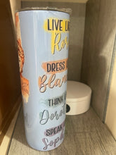 Load image into Gallery viewer, 20 oz Graphic Tumbler-  Golden Girls (Live Like Rose, Speak Like Dorothy)
