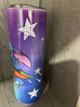 Load image into Gallery viewer, 20 oz Graphic Tumbler- Stitch baby Yoda
