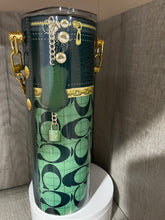 Load image into Gallery viewer, 20 oz Graphic Tumbler- Coach with chain
