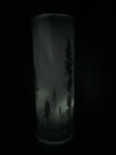 Load image into Gallery viewer, 20 oz Graphic Glow in the Dark Tumbler- Forest Scene
