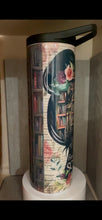 Load image into Gallery viewer, 30oz Skinny tumbler with Dual Lids- Girls who love books/ Find her soul
