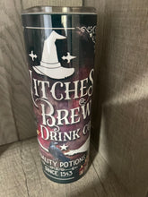 Load image into Gallery viewer, 20 oz Graphic Tumbler- Witches Brew Halloween
