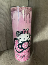 Load image into Gallery viewer, 20 oz Graphic Tumbler- Hello Kitty Pink Bow
