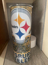 Load image into Gallery viewer, 20 oz Graphic Tumbler- Steelers
