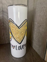 Load image into Gallery viewer, 20 oz Tumbler Peace Love Sunshine
