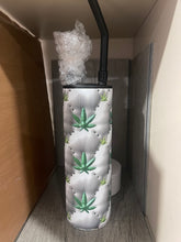 Load image into Gallery viewer, 20 oz Graphic Cold Smoke Hookah (Bong)- 3D Pot Leaf
