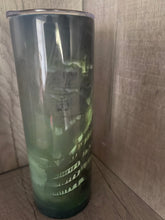 Load image into Gallery viewer, 20 oz Graphic Tumbler- Eerie Green Pirate Ship and Mermaid
