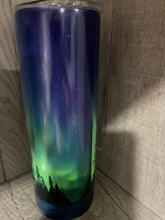 Load image into Gallery viewer, 20 oz Graphic Glow in the Dark Tumbler- Forest Scene

