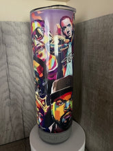 Load image into Gallery viewer, 20oz Skinny tumbler- Bluetooth speaker- 90's Rappers Snoop, Dre, Tupac
