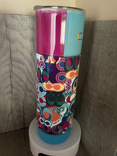 Load image into Gallery viewer, 20oz Skinny tumbler- Bluetooth speaker- Multicolor Coach
