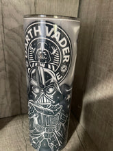 Load image into Gallery viewer, 20 oz Graphic Tumbler- Darth Vator Coffee
