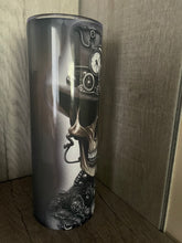 Load image into Gallery viewer, 20 oz Graphic Tumbler-  Steampunk Skull with Top Hat
