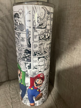 Load image into Gallery viewer, 20 oz Graphic Tumbler-  Mario Comic
