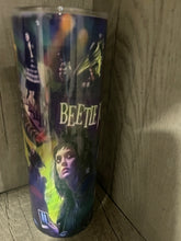 Load image into Gallery viewer, 20 oz Graphic Tumbler- Beetle Juice Creepy
