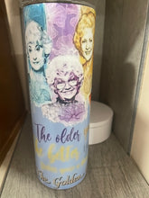 Load image into Gallery viewer, 20 oz Graphic Tumbler-  Golden Girls (Live Like Rose, Speak Like Dorothy)
