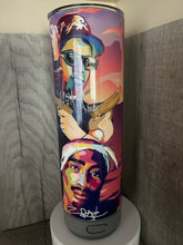 Load image into Gallery viewer, 20oz Skinny tumbler- Bluetooth speaker- 90's Rappers Snoop, Dre, Tupac

