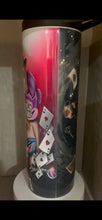 Load image into Gallery viewer, 30oz Skinny Tumbler with Dual Lids- Alice Mad Hatter
