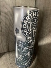 Load image into Gallery viewer, 20 oz Graphic Tumbler- Darth Vator Coffee
