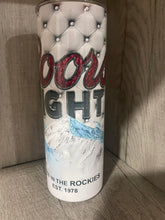 Load image into Gallery viewer, 20 oz Graphic Tumbler- Coors Light Cushion
