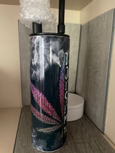 Load image into Gallery viewer, 20 oz Graphic Cold Smoke Hookah (Bong)- Midnight Toker
