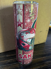 Load image into Gallery viewer, 20 oz Graphic Tumbler- San Francisco 49ers
