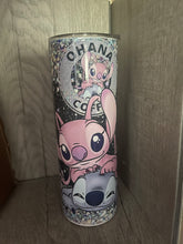 Load image into Gallery viewer, 20 oz Graphic Tumbler- Stitch Ohana Coffee
