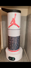 Load image into Gallery viewer, 30oz Skinny tumbler with Dual Lids- Nike Air image
