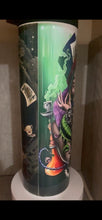 Load image into Gallery viewer, 30oz Skinny Tumbler with Dual Lids- Alice Mad Hatter
