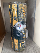 Load image into Gallery viewer, 20 oz Graphic Tumbler- Steelers

