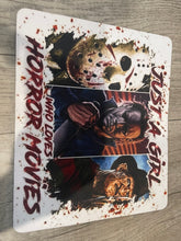 Load image into Gallery viewer, Graphic Mouse Pad- Just A Girl Who Loves Horror Movies
