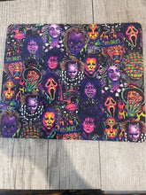 Load image into Gallery viewer, Graphic Mouse Pad- Neon Scary Movie Horror Scream Psychadelic
