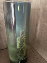 Load image into Gallery viewer, 20 oz Graphic Tumbler- Eerie Green Pirate Ship and Mermaid
