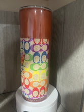 Load image into Gallery viewer, 20 oz Graphic Tumbler- Hello Kitty Coach
