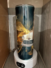 Load image into Gallery viewer, 20 oz Graphic Tumbler- Hot Rod Pin Up Girl I’ll try anything once
