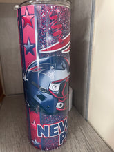 Load image into Gallery viewer, 20 oz Graphic Tumbler- Patriots Football
