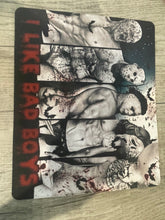 Load image into Gallery viewer, Graphic Mouse Pad- I like Bad Boys- Horror Humor Scary Movies
