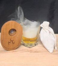Load image into Gallery viewer, Handcrafted Hardwood Whiskey Smoker Flame image
