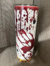 Load image into Gallery viewer, 20oz Graphic Tumbler- Horror funny saying
