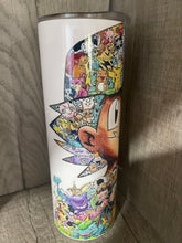 Load image into Gallery viewer, 20oz Graphic Tumbler- Ash and pocket monsters
