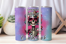 Load image into Gallery viewer, 20 oz Graphic Tumbler- Sarcasm Skelton 11
