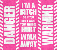 Load image into Gallery viewer, 20 oz Graphic Tumbler- Sarcasm Danger 14
