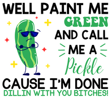 Load image into Gallery viewer, 20 oz Graphic Tumbler- Sarcasm pickle 15
