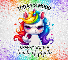 Load image into Gallery viewer, 20 oz Graphic Tumbler- Sarcasm Funny Unicorn 18
