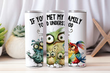 Load image into Gallery viewer, 20 oz Graphic Tumbler- Sarcasm Funny Bird 19
