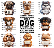 Load image into Gallery viewer, 20 oz Graphic Tumbler-  Sarcasm Dog 2
