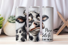Load image into Gallery viewer, 20 oz Graphic Tumbler- Sarcasm Funny Cow 33
